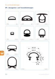 OP-Garagen-Tunnelprofile - Graf-Dichtungen