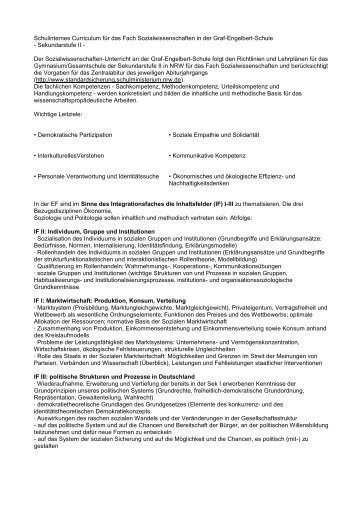 Schulinternes Curriculum - Graf-Engelbert-Schule