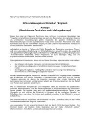 Differenzierungskurs Wirtschaft / Englisch Konzept - Graf-Engelbert ...