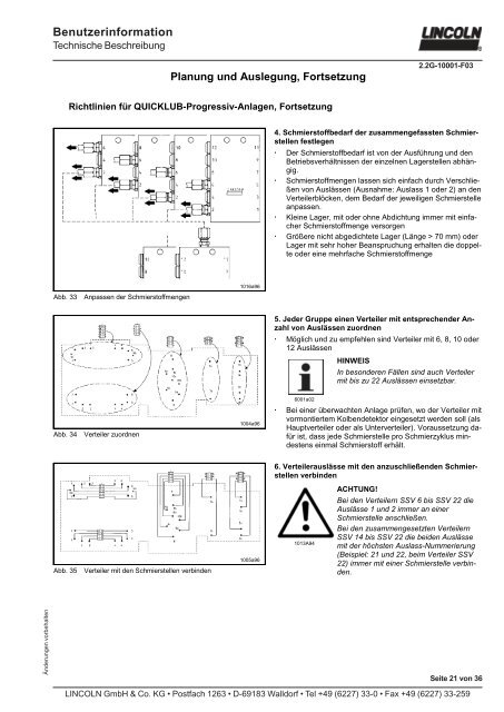 SSV (deutsch) - Graf Zentralschmiersysteme und ...