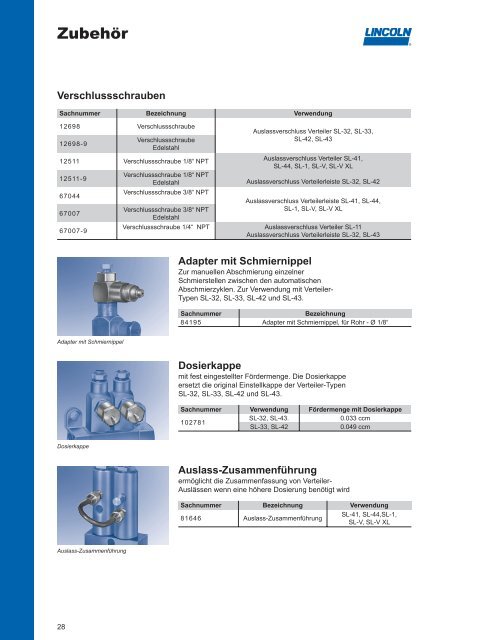 Centro-Matic Einleitungssysteme - Graf Zentralschmiersysteme und ...