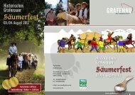 Säumerfest Säumerfest - Stadt Grafenau