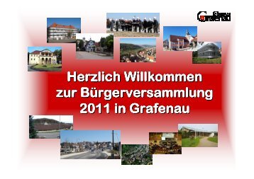 Bürgerversammlung 25032011 - Grafenau