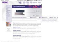 BenQ DW1650 DL incl. Software (Wit) (DW1650) - Grafi-Call