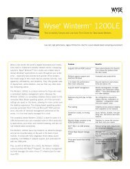 Wyse® Winterm™ 1200LE - Vecmar Computer Solutions