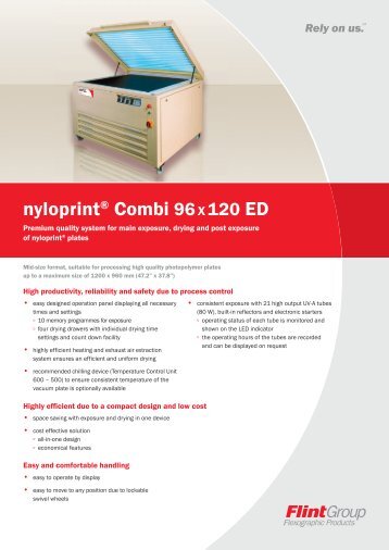 nyloprint® Combi 96 X120 ED