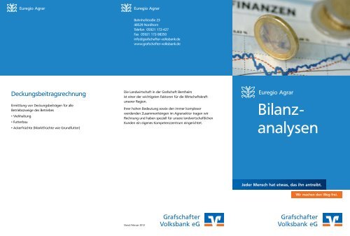 Detaillierte Bilanzanalysen - Grafschafter Volksbank eG