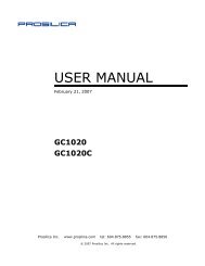 700024A - GC1020 User Manual - Graftek Imaging Inc.
