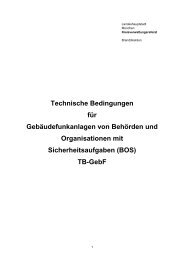 Technische Bedingungen für Gebäudefunkanlagen von ... - B Schmitt