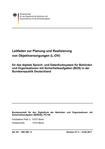 Leitfaden zur Planung und Realisierung von ... - B Schmitt