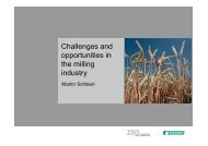 AGM Challenges and opportunities of the milling industry