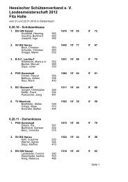 Hessischer Schützenverband e. V ... - BSC Hochtaunus