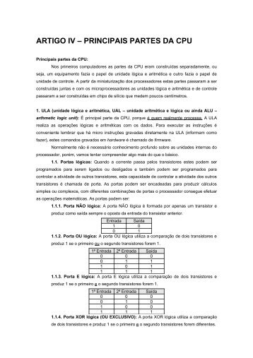 Unidade de ponto flutuante: A unidade de ponto ... - Gran Cursos