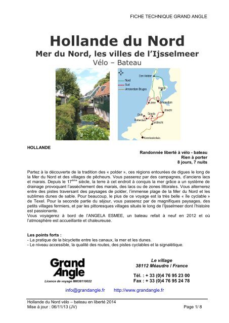 La Route d'Ysselmeer - Grand angle