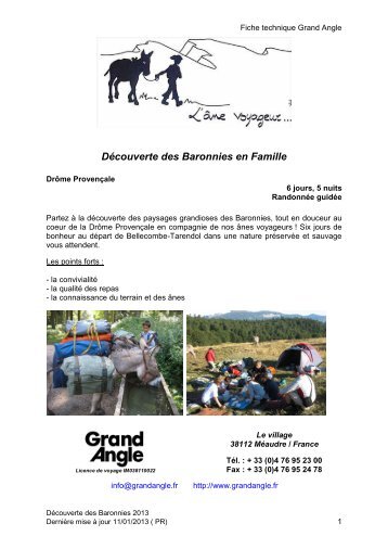 Découverte des Baronnies en Famille - Grand angle