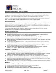 position announcement: director of retail position overview primary ...