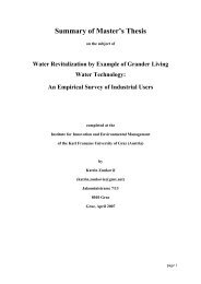 Summary of Master's Thesis - Grander