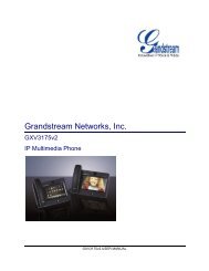 GXV3175v2 USER MANUAL - Grandstream Networks