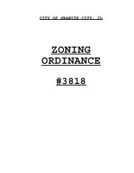 Granite City Zoning Ordinance - Granite City, Illinois - State of Illinois