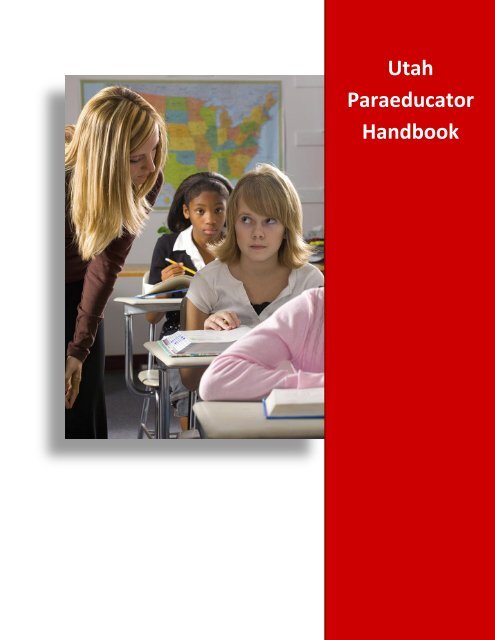 Utah Special Education Paraeducator Handbook Granite School