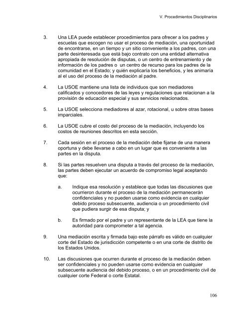 REGLAS DE EDUCACION ESPECIAL - USOE - Utah.gov