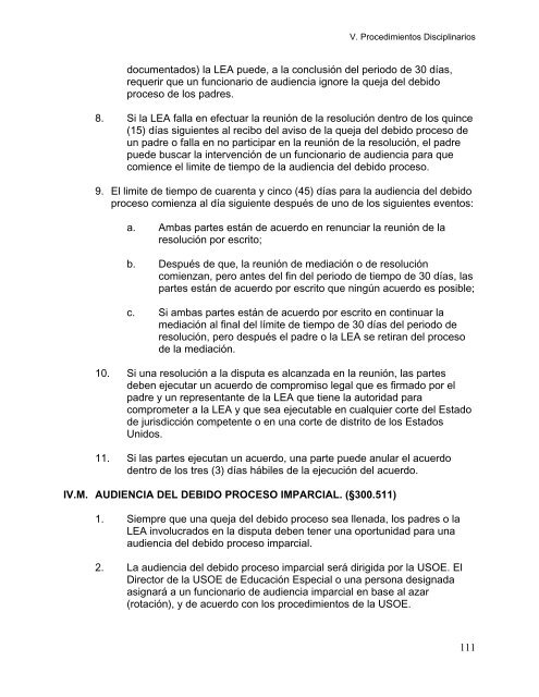 REGLAS DE EDUCACION ESPECIAL - USOE - Utah.gov