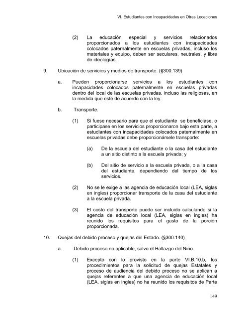 REGLAS DE EDUCACION ESPECIAL - USOE - Utah.gov