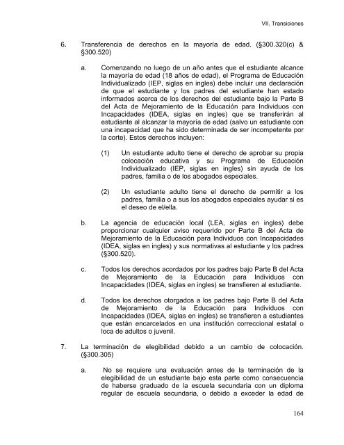 REGLAS DE EDUCACION ESPECIAL - USOE - Utah.gov