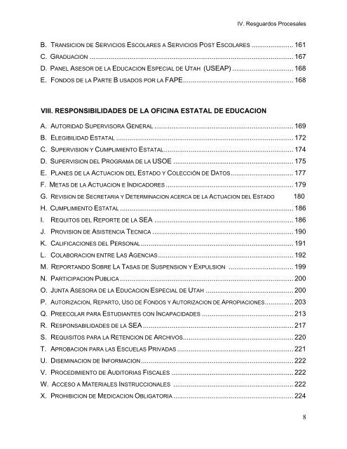 REGLAS DE EDUCACION ESPECIAL - USOE - Utah.gov