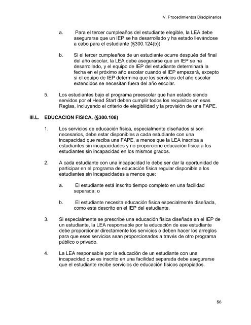 REGLAS DE EDUCACION ESPECIAL - USOE - Utah.gov