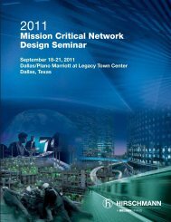 Mission Critical Network Design Seminar - Grant Industrial Controls