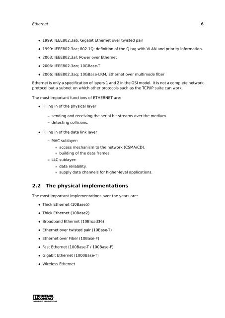 Click to download Ethernet Basics manual - Grant Industrial Controls