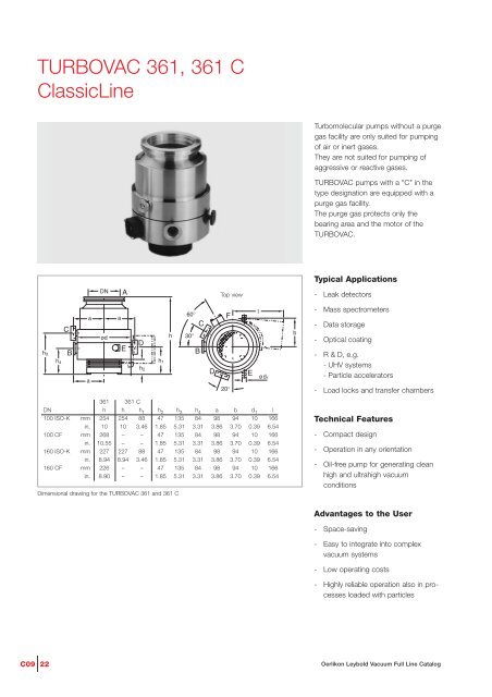 Turbomolecular Pumps TURBOVAC and MAG - Granzow