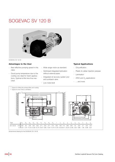 oerlikon Catalogue: Sogevac - Javac