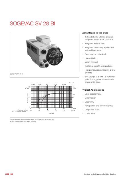 oerlikon Catalogue: Sogevac - Javac