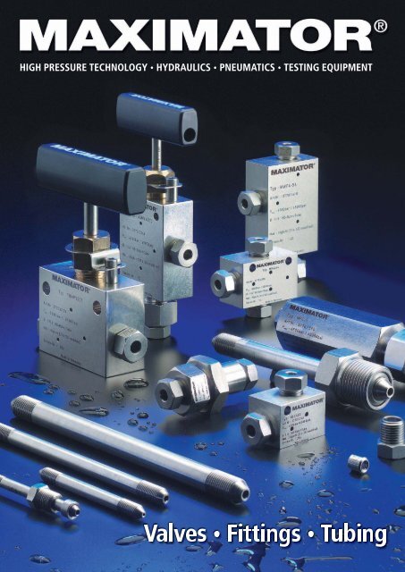 High Pressure Valves, Fittings and Tubing - Granzow