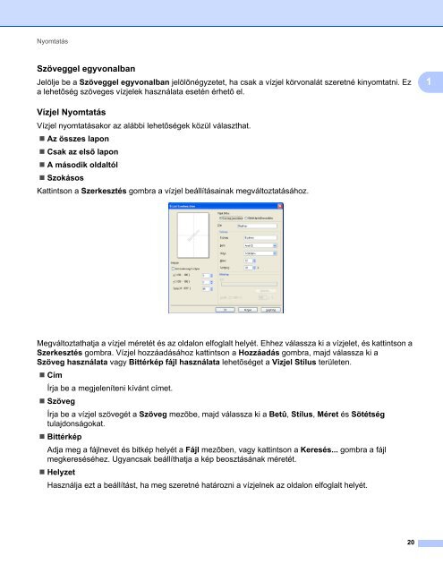 Konica Minolta Bizhub 20 Szoftver Felhasználói kézikönyv