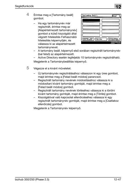 Konica Minolta Bizhub 250 Felhasználói kézikönyv - GRAPHAX.HU ...
