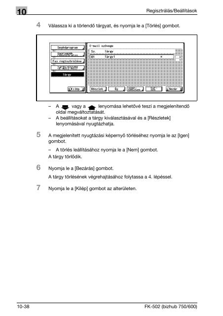 Konica Minolta Bizhub 600 Fax Kézikönyv - GRAPHAX.HU ...