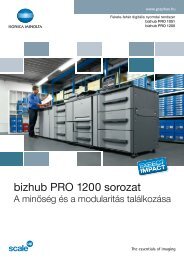 KONICA MINOLTA bizhub PRO 1051 prospektus - GRAPHAX.HU ...