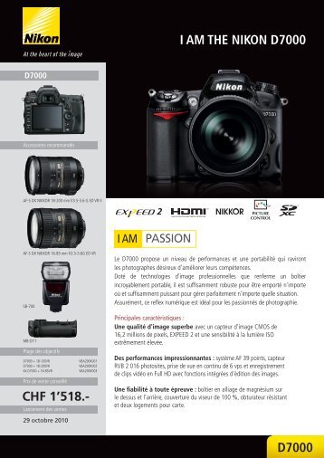 Prospectus Nikon D7000