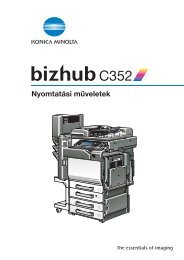 Konica Minolta Bizhub C352 Print kézikönyv - GRAPHAX.HU ...