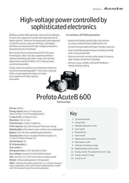 Profoto AcuteB 600