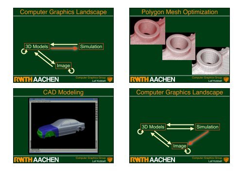 aachen - Computer Graphics and Multimedia