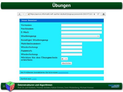 Datenstrukturen und Algorithmen