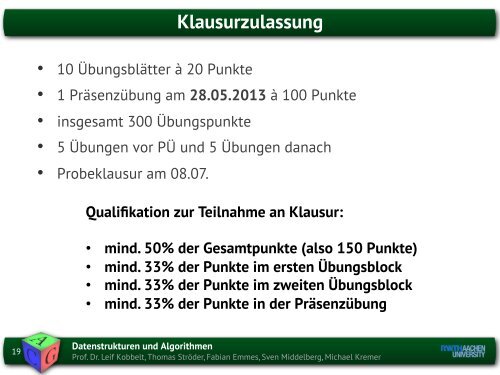 Datenstrukturen und Algorithmen