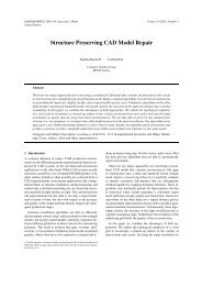Structure Preserving CAD Model Repair - OpenFlipper