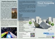 Visual Computing - Computer Graphics Group at RWTH Aachen