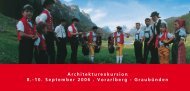 Architekturexkursion 8.-10. September 2006 . Vorarlberg ...