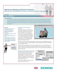NX Human Modeling and Posture Prediction